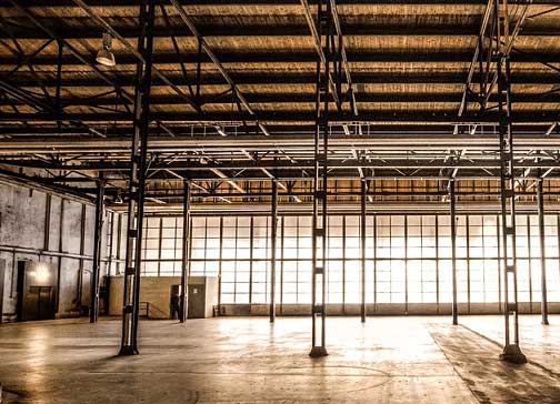 Picture of empty warehouse