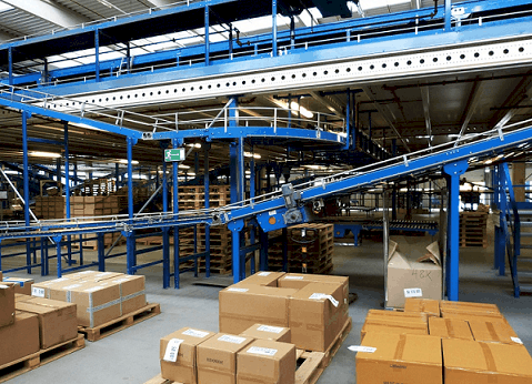 a manufacturing warehouse