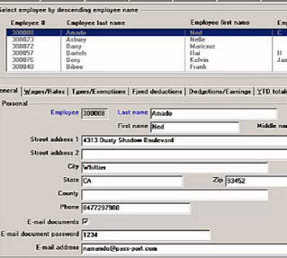 Passport Software's payroll software